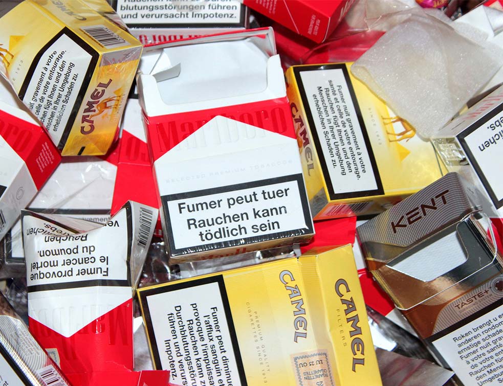 Зрењанинска полиција пронашла више од 28.000 паклица цигарета